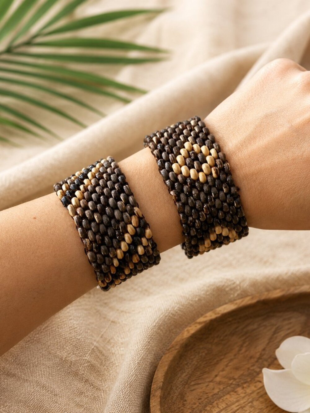 Coconut Bead Bracelets